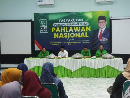 Foto Kegiatan Tasyakuran Penganugerahan Gelar Pahlawan Nasional - Kantor DPC PKB Jombang